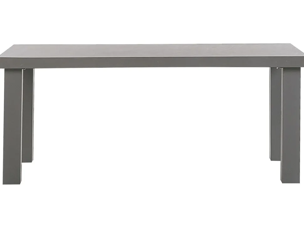Gartentisch Beton Grau Matt 180 X 90 Cm Taranto
