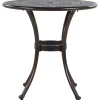Gartentisch Braun Aluminium 65 Cm Bovino