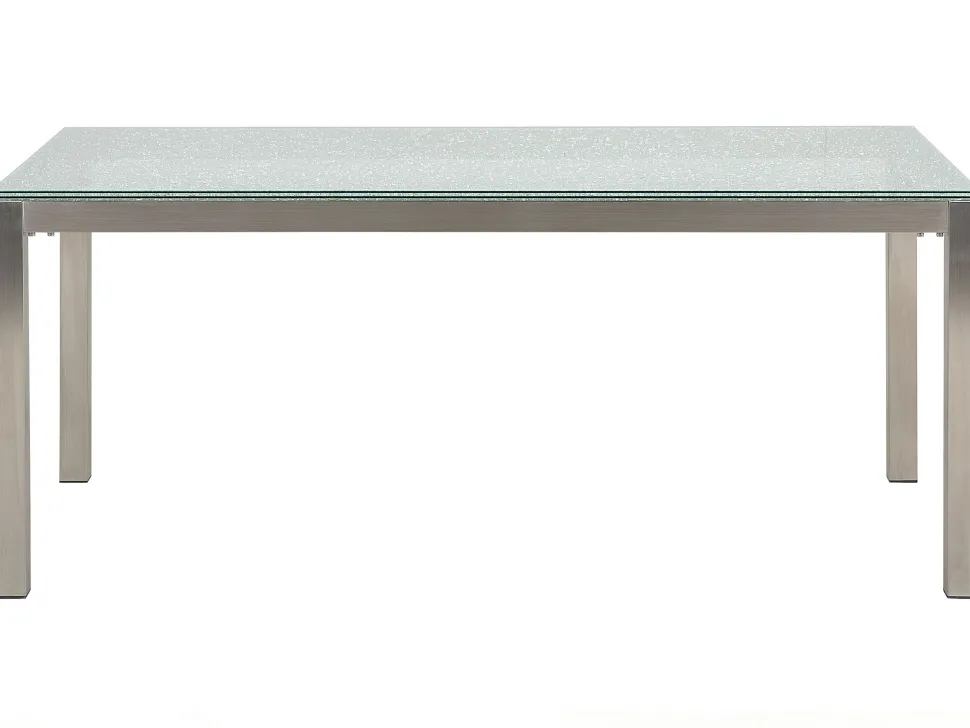 Gartentisch Crashglas 180 X 90 Cm Einteilige Tischplatte Grosseto