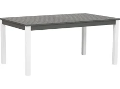 Gartentisch Dunkelgrau Ausziehbar 168/248 X 100 Cm Pancole