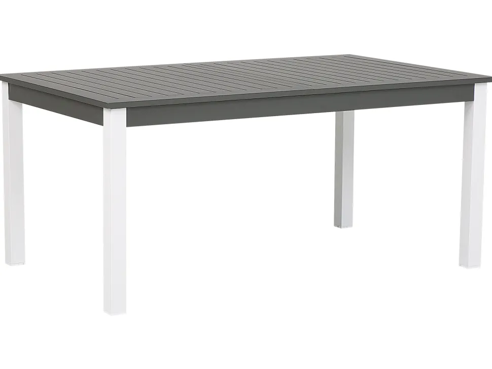 Gartentisch Dunkelgrau Ausziehbar 168/248 X 100 Cm Pancole