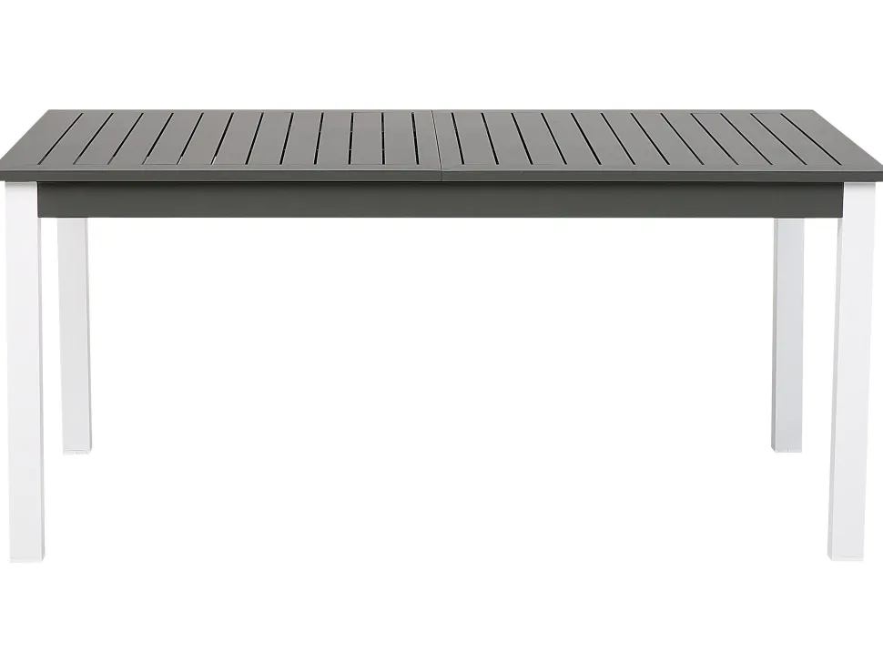 Gartentisch Dunkelgrau Ausziehbar 168/248 X 100 Cm Pancole