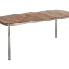 Gartentisch Edelstahl / Teakholz Hellbraun 200 X 90 Cm Viareggio