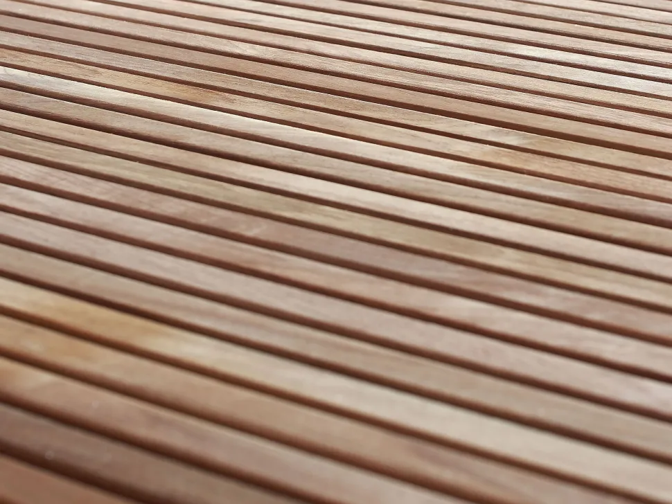 Gartentisch Edelstahl / Teakholz Hellbraun 200 X 90 Cm Viareggio