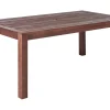 Gartentisch Eukalyptusholz Dunkelbraun 180 X 100 Cm Tuscania
