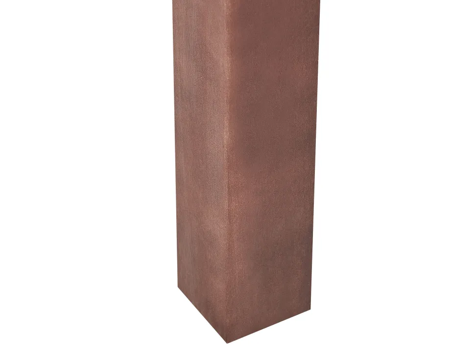 Gartentisch Eukalyptusholz Dunkelbraun 180 X 100 Cm Tuscania