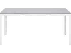 Gartentisch Glas Grau 160 X 90 Cm Catania