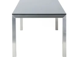 Gartentisch Glas Schwarz 180 X 90 Cm Grosseto
