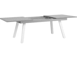 Gartentisch Grau Ausziehbar 175/255 X 100 Cm Pereta