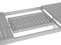 Gartentisch Grau Ausziehbar 175/255 X 100 Cm Pereta
