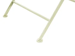 Gartentisch Hellgrun Metall 70 Cm Zusammenklappbar Bivio