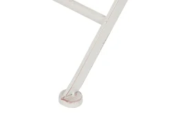 Gartentisch Metall Cremeweis O 70 Cm Zusammenklappbar Stiffe