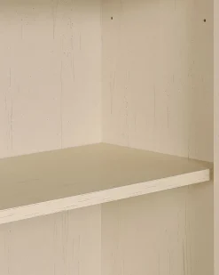 Glasvitrine Creme 5 Facher Und 2 Schubladen Seatlle