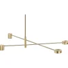 Hangelampe Gold 4-Flammig Bandon