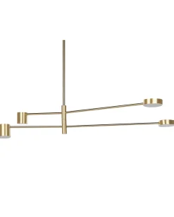Hangelampe Gold 4-Flammig Bandon