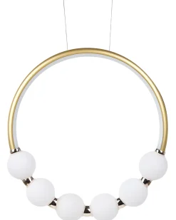 Hangelampe Metall Gold Fane
