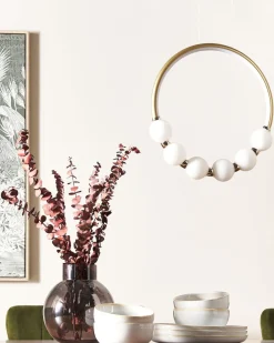 Hangelampe Metall Gold Fane