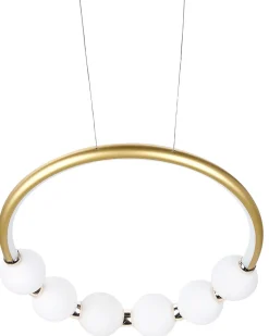 Hangelampe Metall Gold Fane