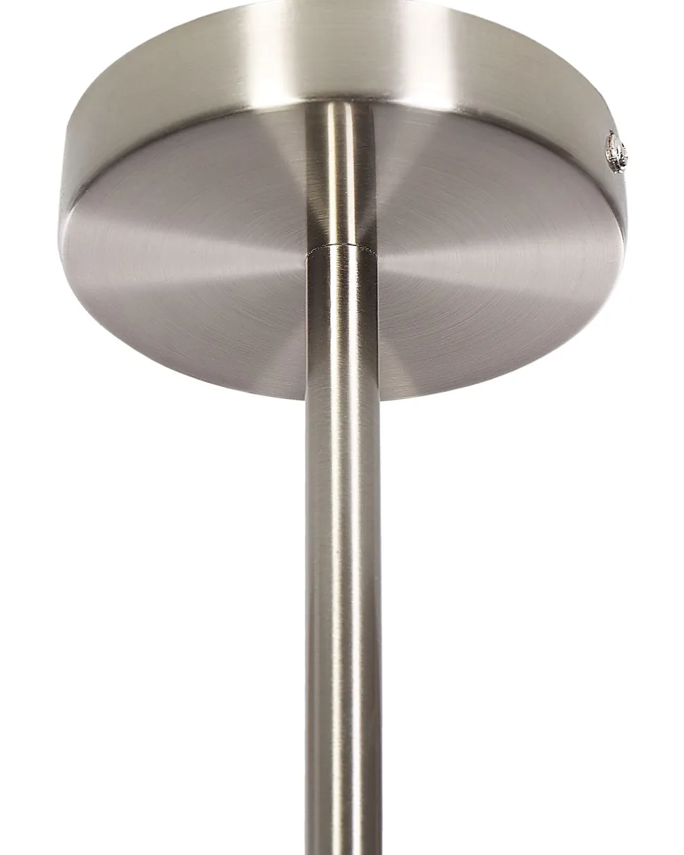 Hangelampe Mit 10 Leuchte Silber Ramis
