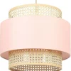Hangelampe Rosa / Naturlich Yumuri