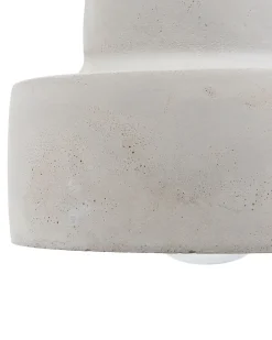 Hangeleuchte Beton Hellgrau Glockenform Verde