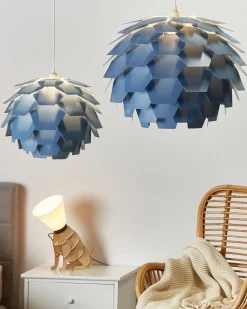 Hangeleuchte Blau Zapfenform Segre Klein