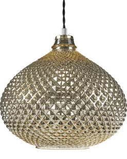 Hangeleuchte Glas Gold Tropfenform Madon