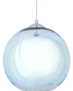 Hangeleuchte Glas Silber Kugelform Sessera