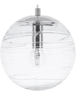 Hangeleuchte Glas Transparent Kugelform Mirna