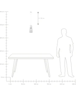 Hangeleuchte Glas Weis / Transparent Rund Purus