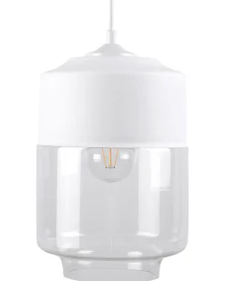 Hangeleuchte Glas Weis / Transparent Rund Jurua