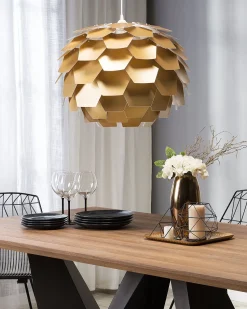Hangeleuchte Gold Zapfenform Segre Gros