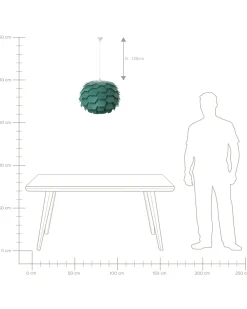 Hangeleuchte Grun Zapfenform Segre Gros
