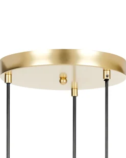 Hangeleuchte Led Metall Gold 3-Flammig Shannon