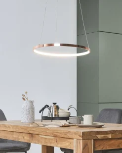 Hangeleuchte Led Rosegold Ringform O 50 Cm Jordan