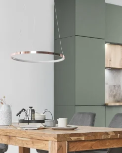 Hangeleuchte Led Rosegold Ringform O 50 Cm Jordan