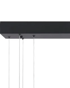 Hangeleuchte Led Schwarz 4-Flammig Wellenform Calao