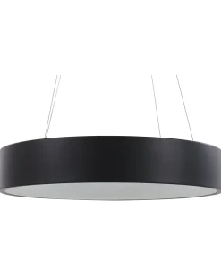 Hangeleuchte Led Schwarz Ringform Lenya