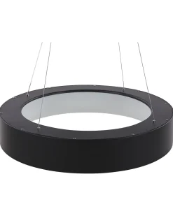 Hangeleuchte Led Schwarz Ringform Lenya