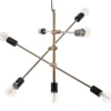 Hangeleuchte Messing 7-Flammig Cremera