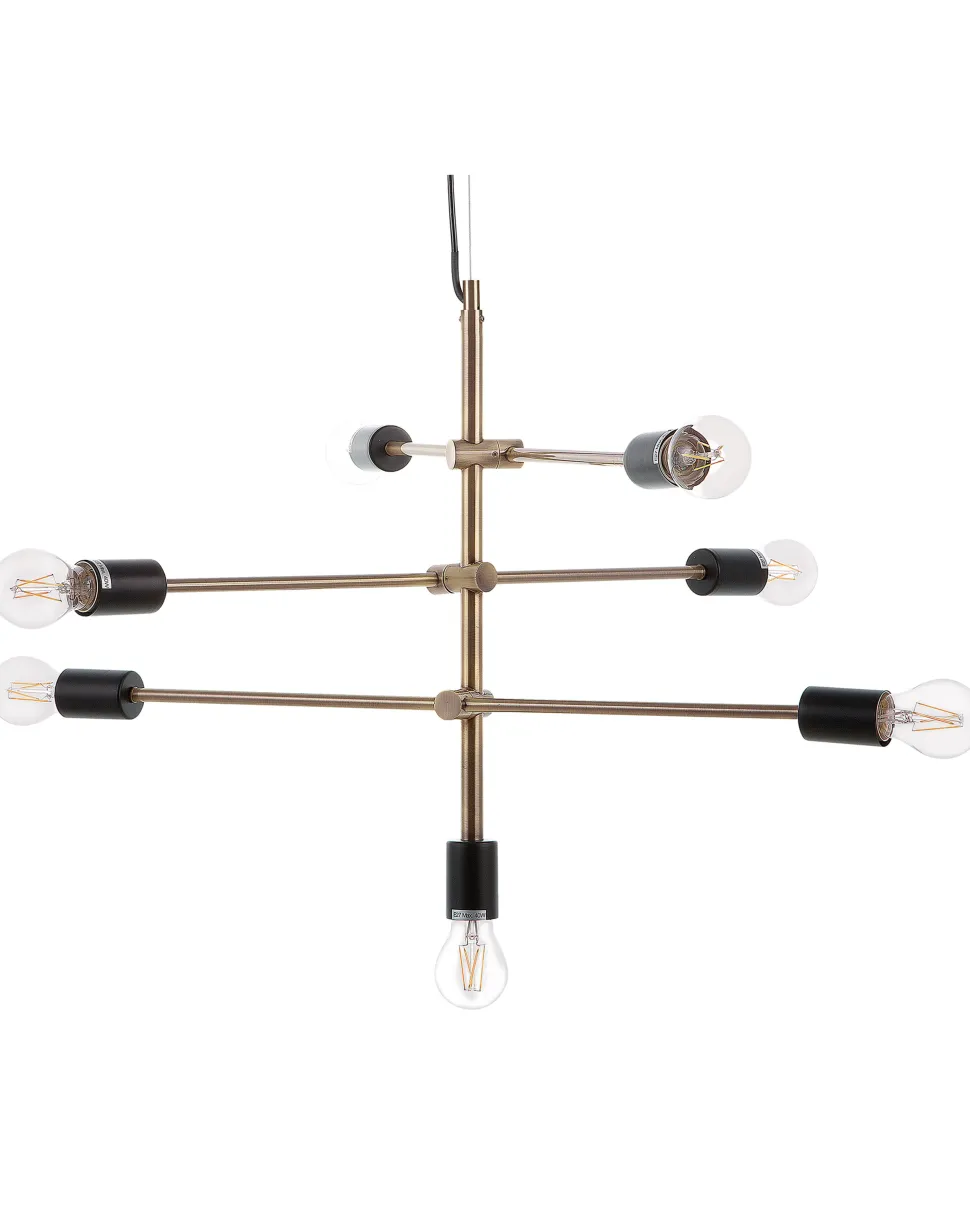 Hangeleuchte Messing 7-Flammig Cremera