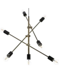 Hangeleuchte Messing 7-Flammig Cremera