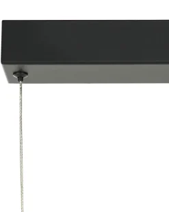 Hangeleuchte Metall Schwarz Integriertes Led-Licht Henry