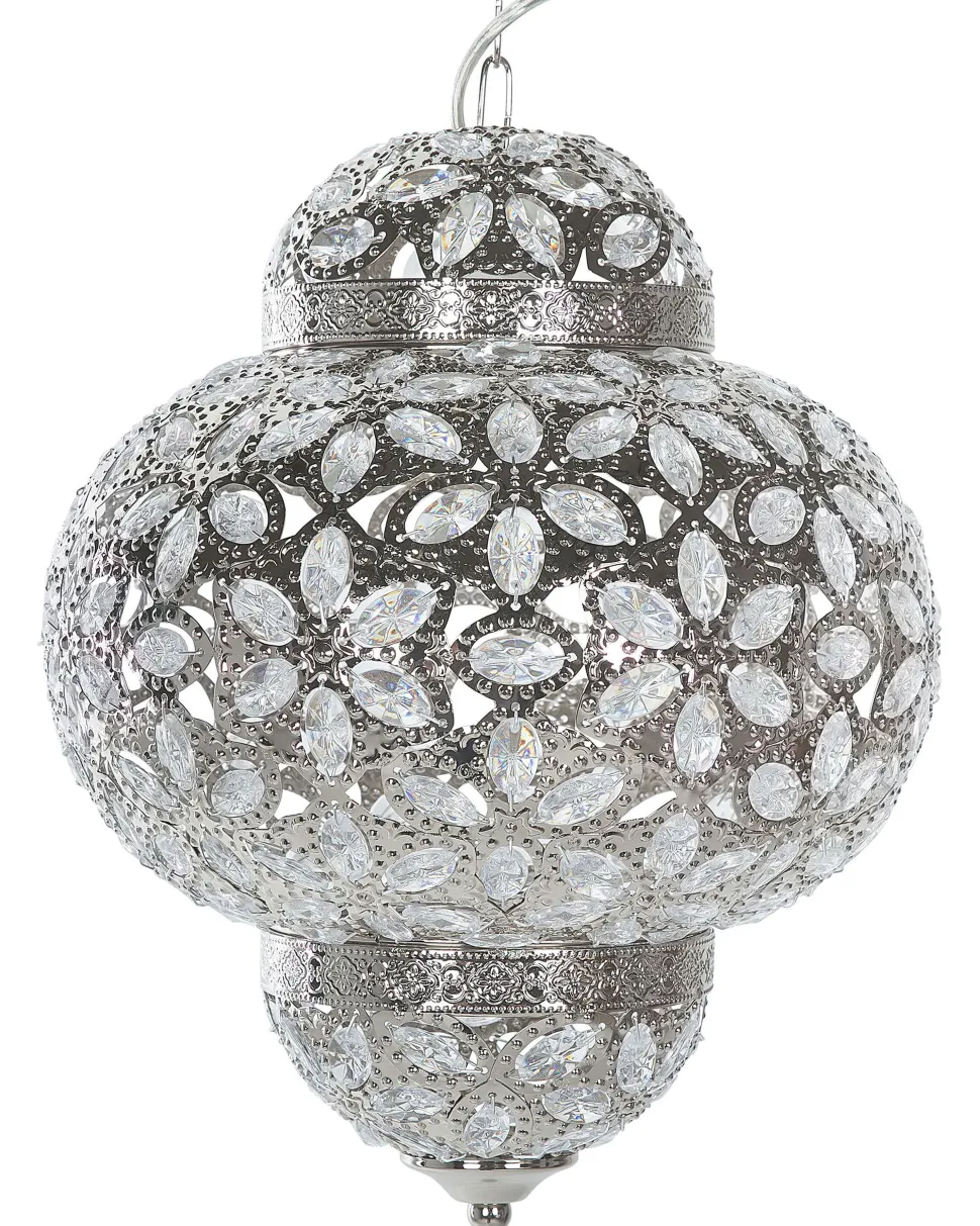 Hangeleuchte Nickel Blumenmuster Bandama