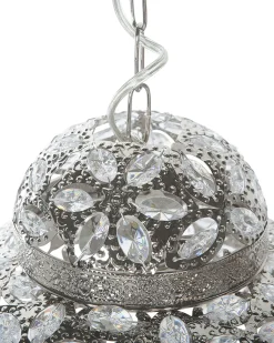 Hangeleuchte Nickel Blumenmuster Bandama