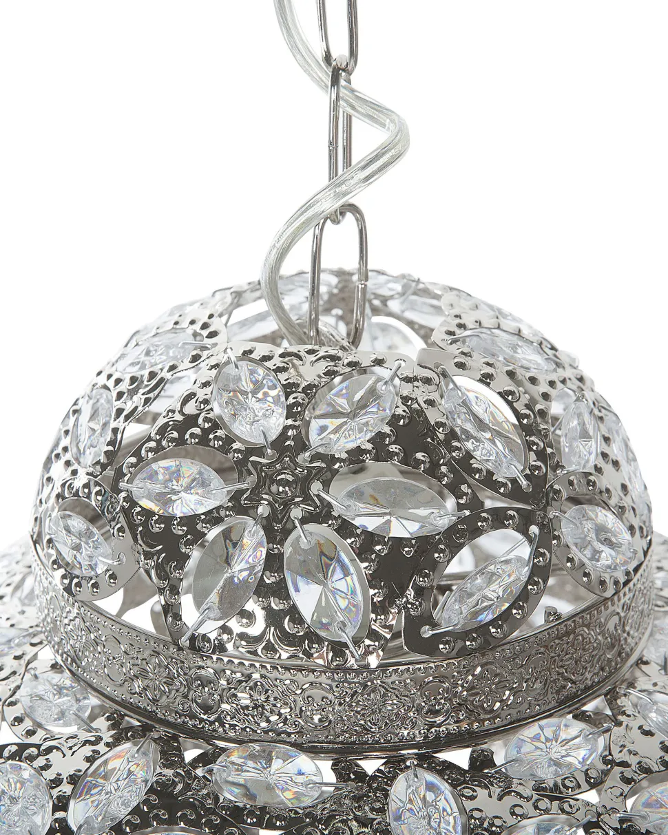 Hangeleuchte Nickel Blumenmuster Bandama