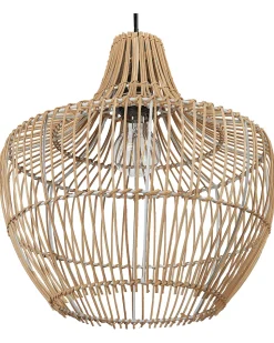 Hangeleuchte Rattan Naturlich Glockenform Mazowe