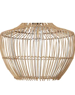 Hangeleuchte Rattan Naturlich Glockenform Mazowe