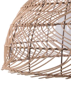 Hangeleuchte Rattan Naturlich Rund Selenge
