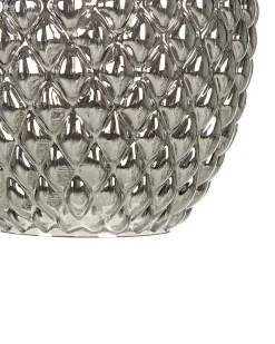 Hangeleuchte Rauchglas Grau 4-Flammig Kegelform Sherry